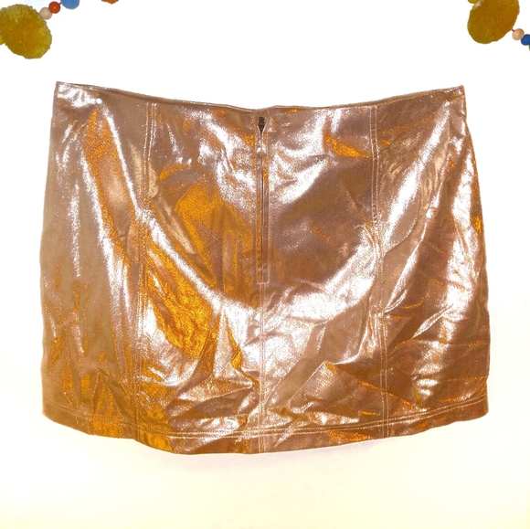 Wild Fable Plus Pink Rose Metallic Skirt Size 18 - Picture 5 of 5